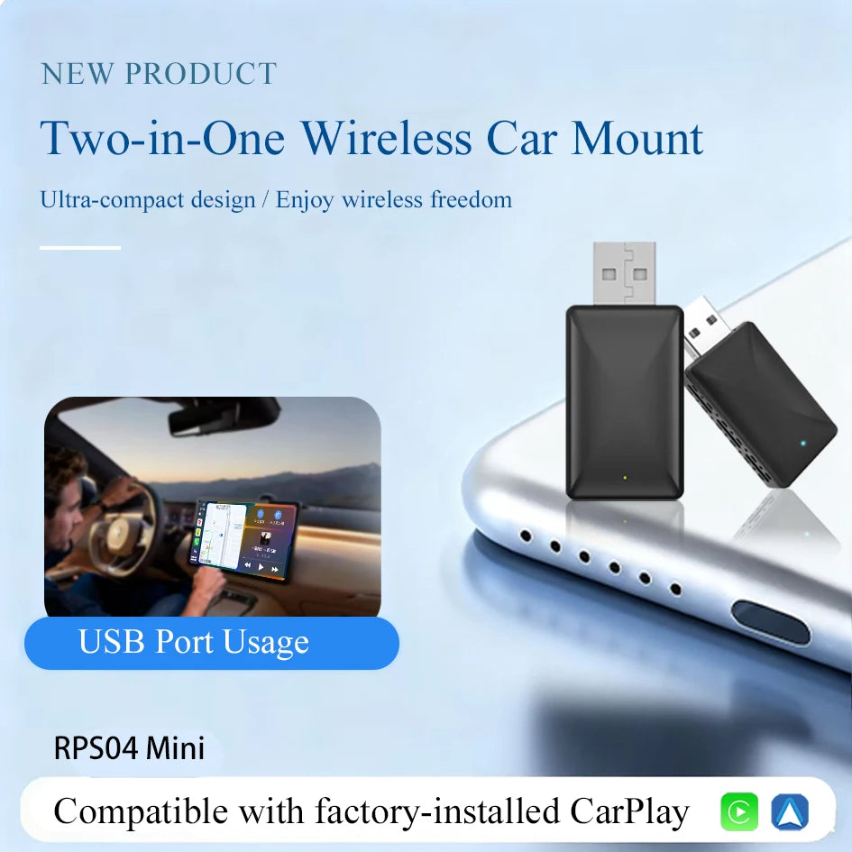 2 in 1 Wireless Carplay/Android Auto Connection