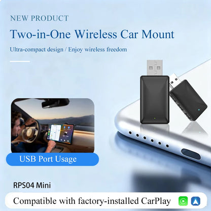 2 in 1 Wireless Carplay/Android Auto Connection