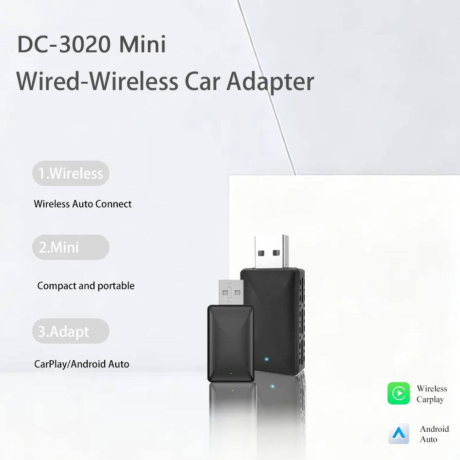2 in 1 Wireless Carplay/Android Auto Connection