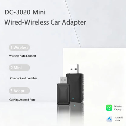 2 in 1 Wireless Carplay/Android Auto Connection