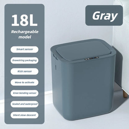 Modern Sensor Bathroom Garbage Bin