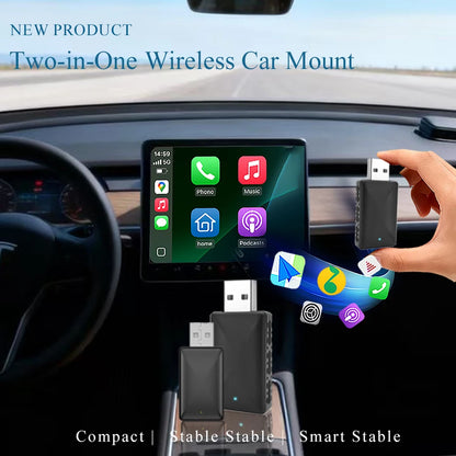 2 in 1 Wireless Carplay/Android Auto Connection