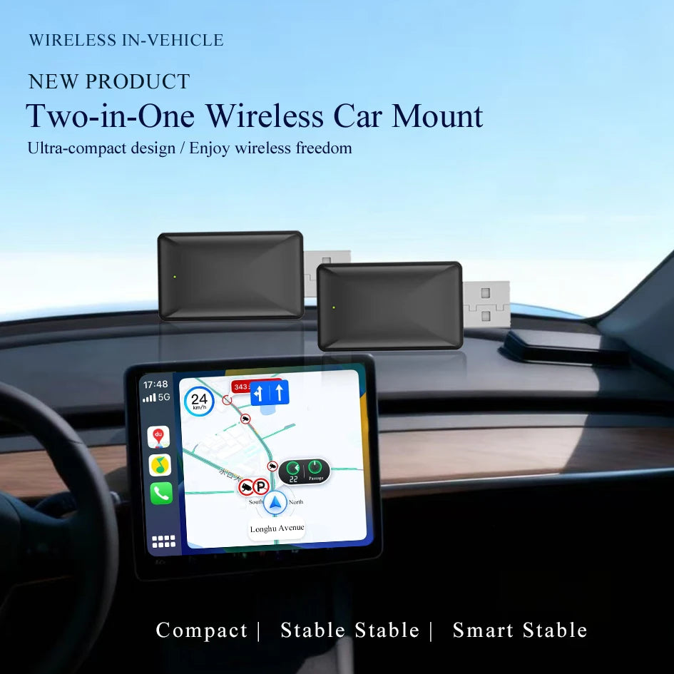 2 in 1 Wireless Carplay/Android Auto Connection