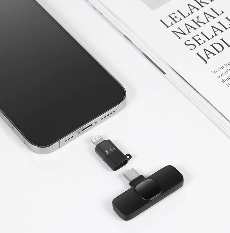 Wireless Fleece Lavalier Recording Microphone