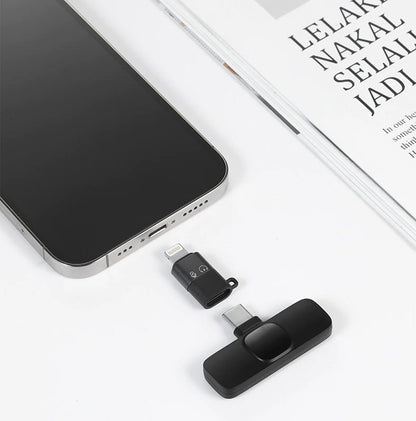 Wireless Fleece Lavalier Recording Microphone