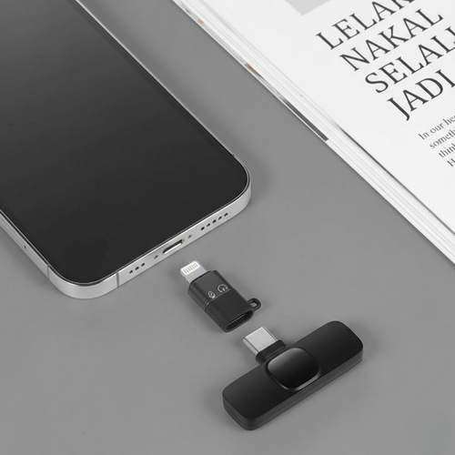 Wireless Fleece Lavalier Recording Microphone